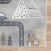Waschbarer Kinderteppich - Ravi Road Bunt - thumbnail 5