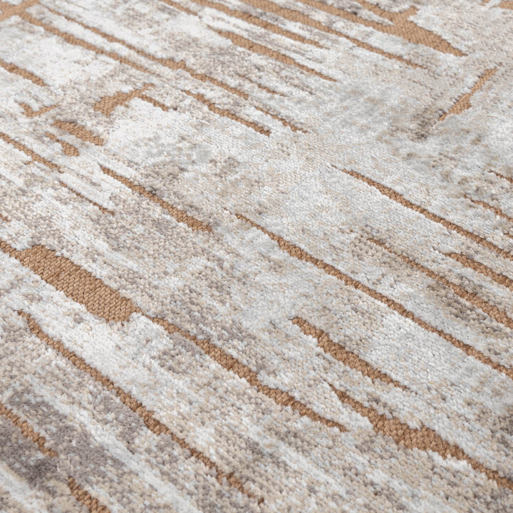 Teppich Modern - Hendrix Grunge Creme Terracotta - 4