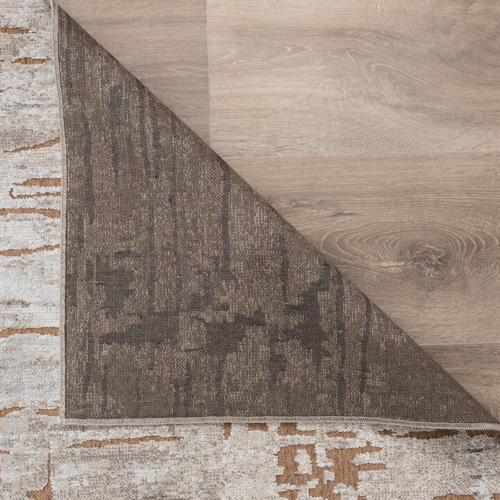Teppich Modern - Hendrix Grunge Creme Terracotta - 7