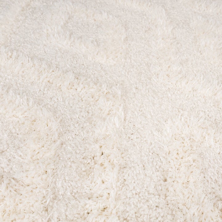 Teppich Skandinavisch Rund - Lova Diamond Creme - 4