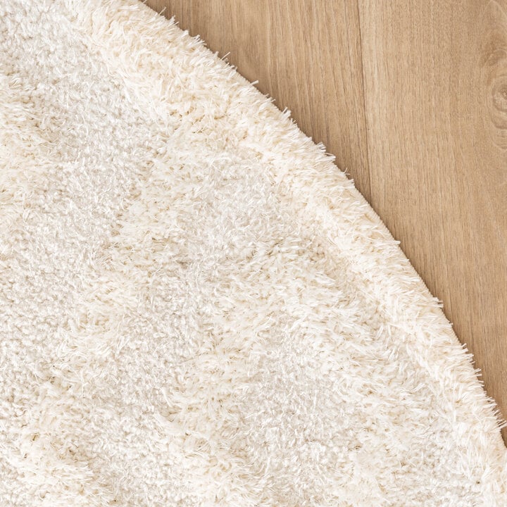 Teppich Skandinavisch Rund - Lova Diamond Creme - 6