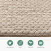Wollteppich - Twist Beige - thumbnail 5