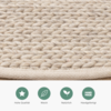 Wollteppich Rund - Twist Beige - thumbnail 4