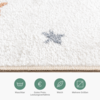 Waschbarer Kinderteppich - Ravi Stars Bunt - thumbnail 4