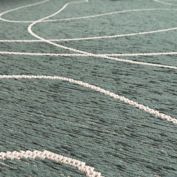 In- & Outdoor Teppich - Porto Lines Grün - 2