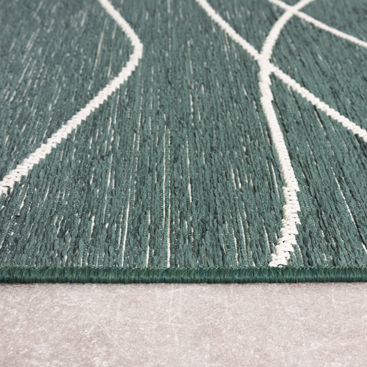 In- & Outdoor Teppich - Porto Lines Grün - 3