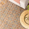 Teppich Vintage Rund - Thirza Oriental Hellblau Bunt - thumbnail 2