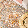 Teppich Vintage Rund - Thirza Medaillon Hellblau Bunt - thumbnail 2