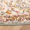 Teppich Vintage Rund - Thirza Medaillon Hellblau Bunt - thumbnail 4