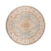 Teppich Vintage Rund - Thirza Medaillon Hellblau Bunt - thumbnail 1