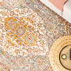 Vintage Teppich - Thirza Medaillon Hellblau Bunt - thumbnail 2