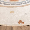 Waschbarer Kinderteppich Rund - Ravi Rainbow Bunt - thumbnail 3