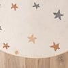 Waschbarer Kinderteppich Rund - Ravi Stars Bunt - thumbnail 4