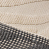 Waschbarer Teppich - Dunya Zebra Weiß - thumbnail 7