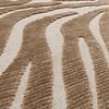 Waschbarer Teppich - Dunya Zebra Beige Weiß - thumbnail 4