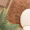 Wollteppich Hochflor - Elin Rot Terracotta - thumbnail 2