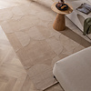 Wollteppich - Giselle Circles Beige - thumbnail