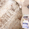 Teppich Abstrakt - Xavier Scratch Taupe Rot - thumbnail 2
