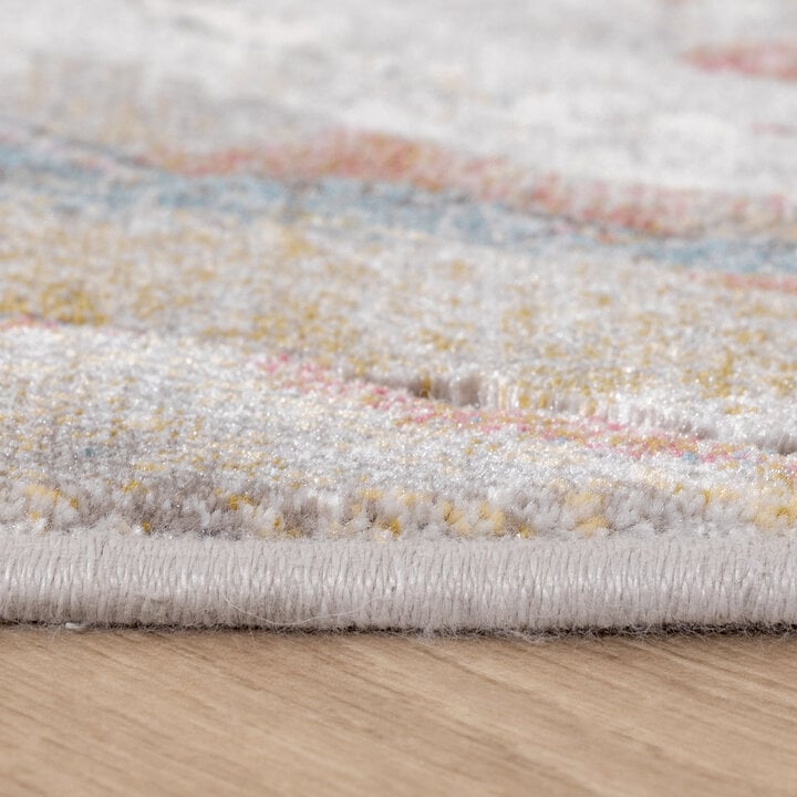 Teppich Abstrakt - Xavier Wave Blau Rot - 5