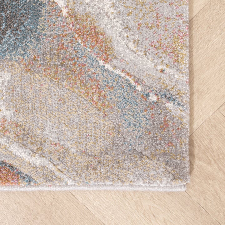 Teppich Abstrakt - Xavier Wave Blau Rot - 6