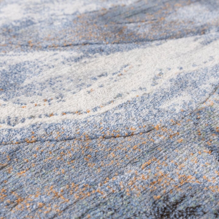 Teppich Abstrakt - Xavier Wave Blau Grau - 5