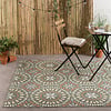 In- & Outdoor Teppich - Ranch Mandala Grün - thumbnail