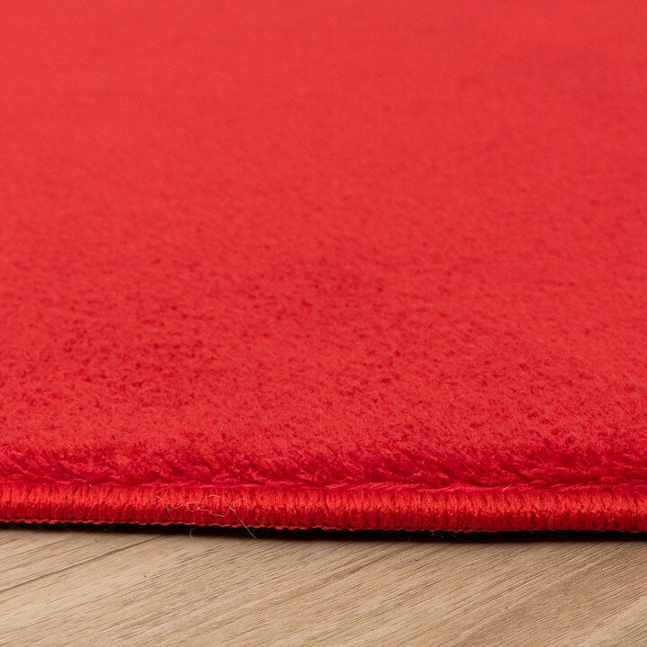 Waschbarer Teppich Rund - Vivid Rot - 5