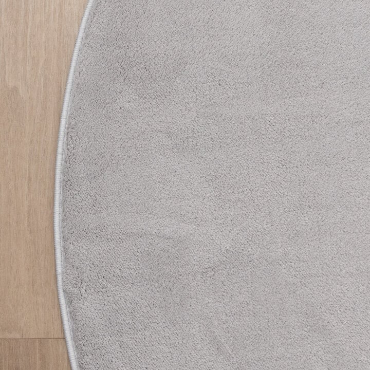 Waschbarer Teppich Rund - Vivid Grau - 4