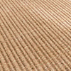 Jute Gartenteppich Rund - Mavi Border Creme Braun - thumbnail 3