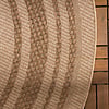 Jute Gartenteppich Rund - Mavi Border Creme Braun - thumbnail 4