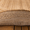 Jute Gartenteppich Rund - Mavi Stripes Creme Braun - thumbnail 6