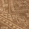 Garten Teppich Jute - Mavi Medaillon Creme Braun - thumbnail 3