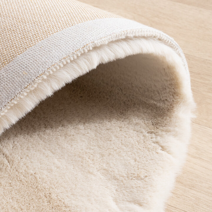 Hochflor Teppich - Comfy Supreme Pebble Creme - 7