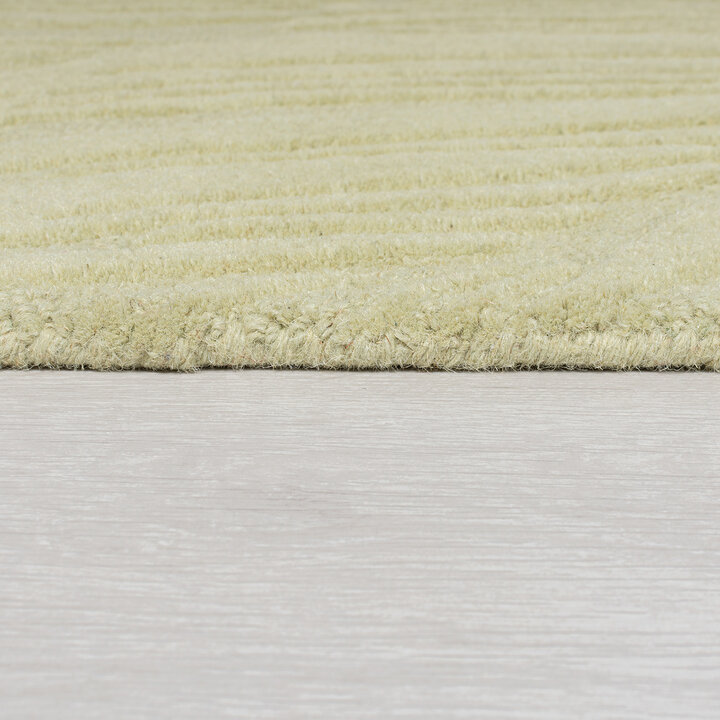 Moderner Teppich - Solacio Leaves Olivgrün - 2