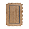 Jute Teppich - Grazo Natur Grau - thumbnail 1