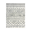 Waschbarer Berber Teppich - Furo Adil Creme Schwarz - thumbnail 1