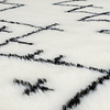 Waschbarer Berber Teppich - Furo Adil Creme Schwarz - thumbnail 2