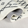 Waschbarer Berber Teppich - Furo Adil Creme Schwarz - thumbnail 4