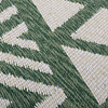 Geometrischer Teppich - Decio Teo Grün - thumbnail 2