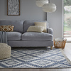 Geometrischer Teppich - Decio Alix Blau - thumbnail