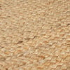 Jute Teppich Rund - Kahano Natur Schwarz - thumbnail 2