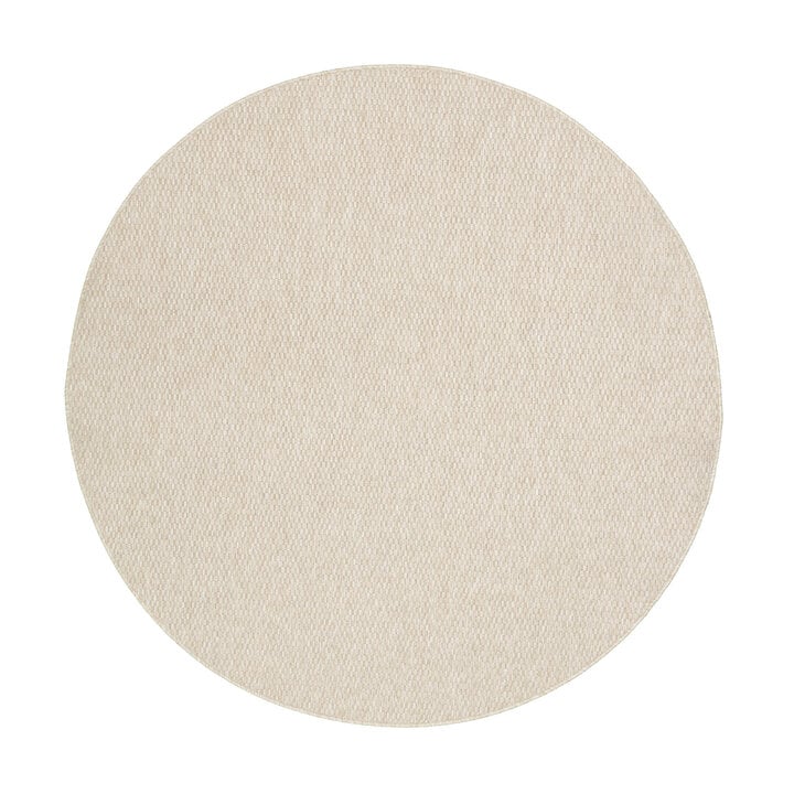 In- & Outdoor Teppich Rund - Costa Beige - 1