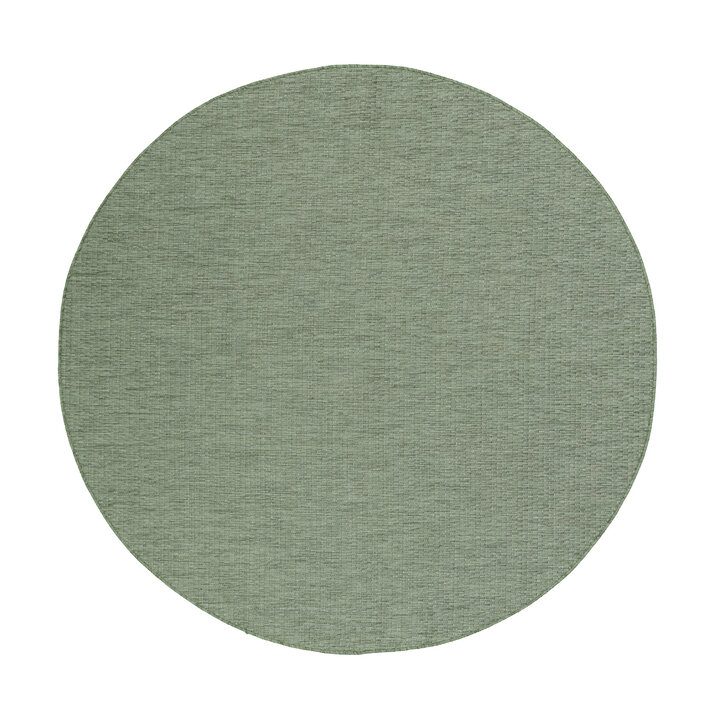 In- & Outdoor Teppich Rund - Costa Grün - 1
