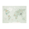 Kinderteppich - Globe Mint - thumbnail 1