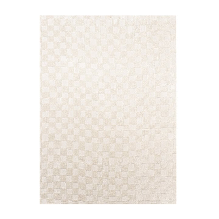 Japandi Teppich - Yori Checkerboard Creme - 1