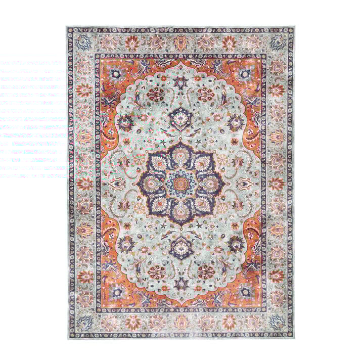 Teppich Vintage - Imagine Medaillon Grün - 1