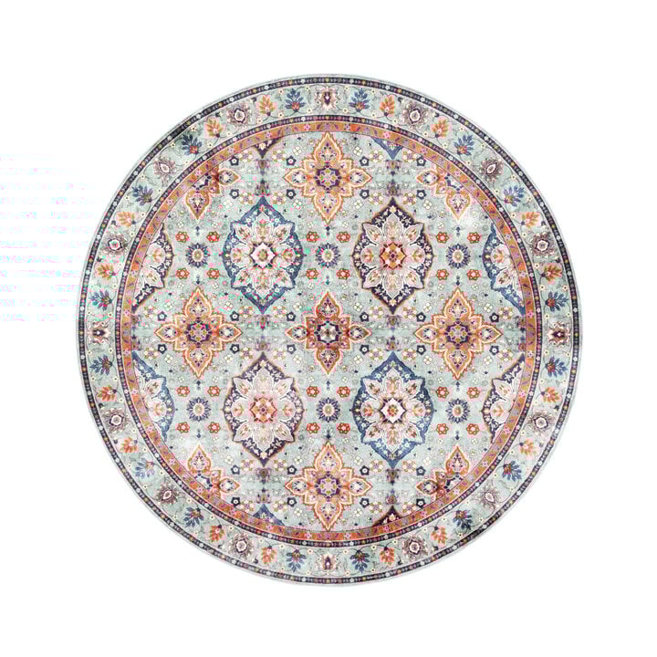 Teppich Vintage Rund - Imagine Oriental Grün - 1