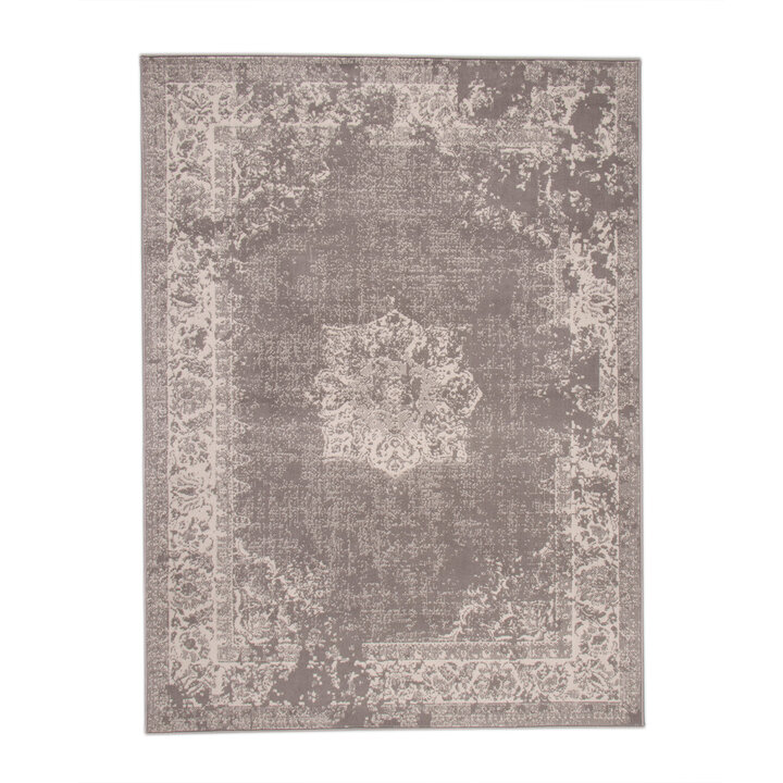 Teppich Vintage - Miracle Dunkelgrau Braun - 1