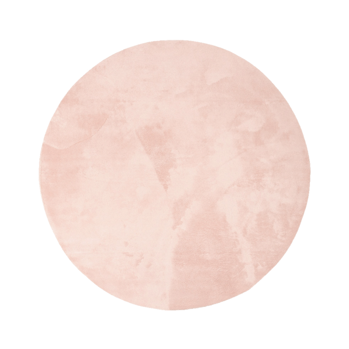 Waschbarer Teppich Rund - Vivid Rosa - 1