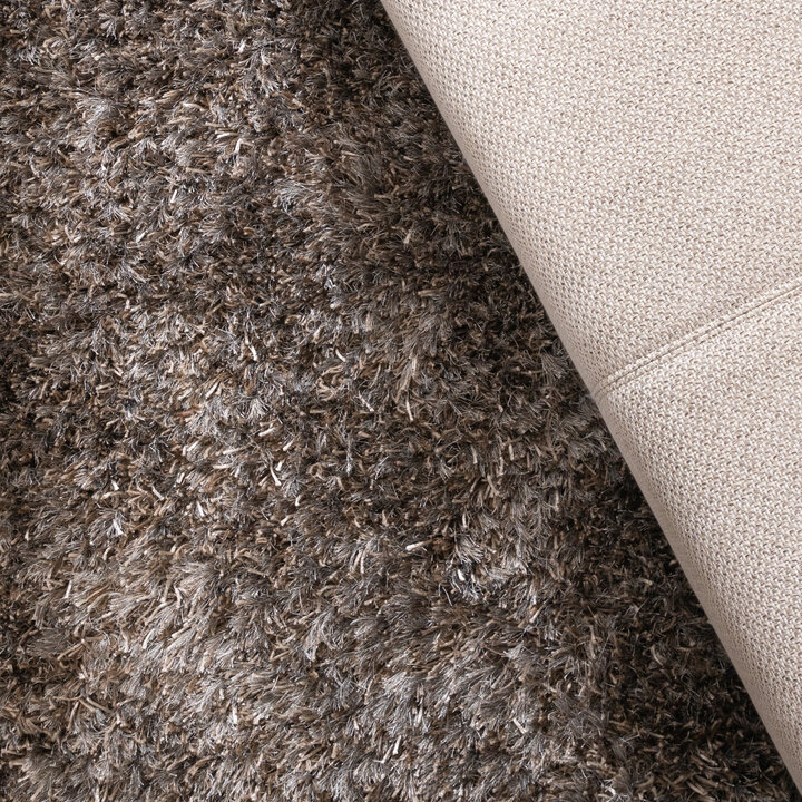 Shaggy Teppich Rund - Grace Grau - 3